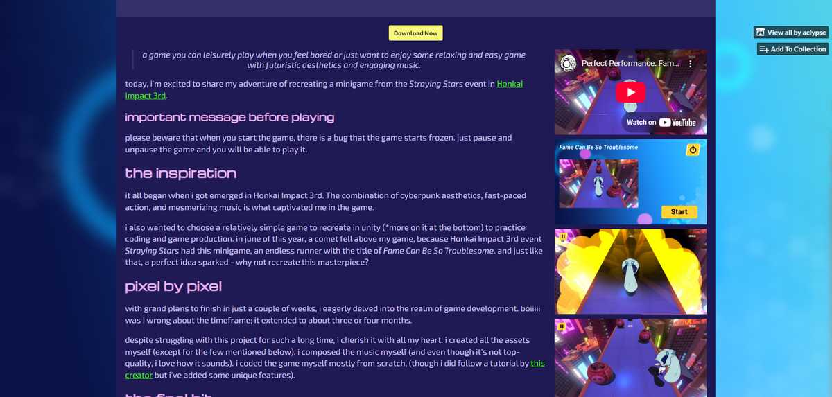 Fame Can Be So Troublesome UI